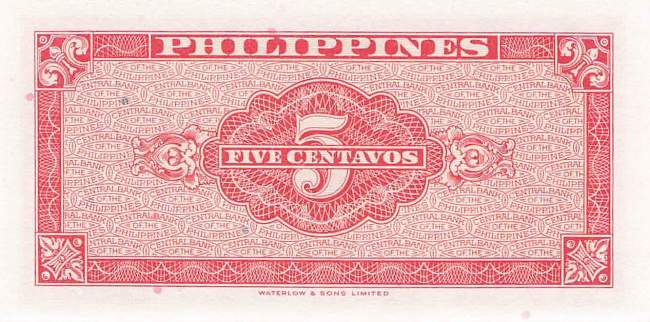 Philippinen 5 Centavos 1949 p126